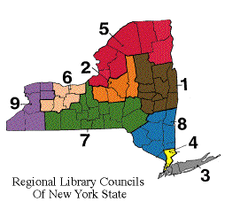 image: Library Councils - NYS Regions